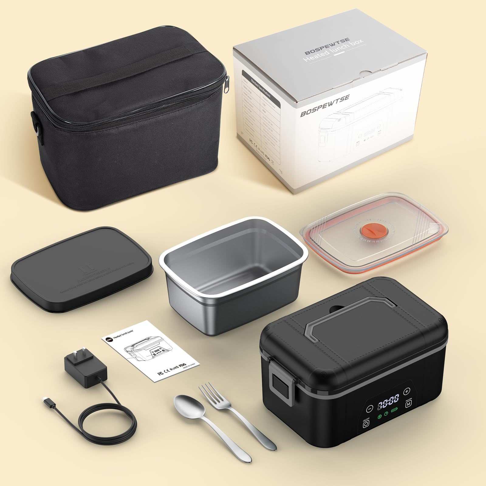 Bospewtse portable office use design suits professionals for hot meals.