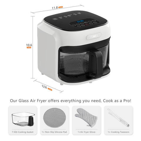 BOSWELL 1800W rapid heating for faster meals