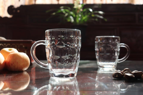 BothEarn beer mugs on a home bar setup for parties.