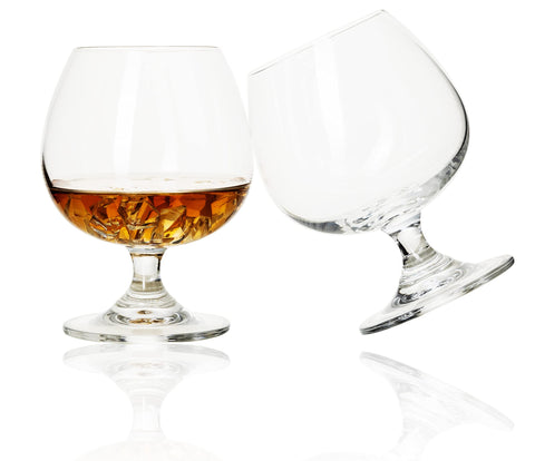 BothEarn brandy snifter 400ml in hand for a comfortable, aroma-rich tasting.