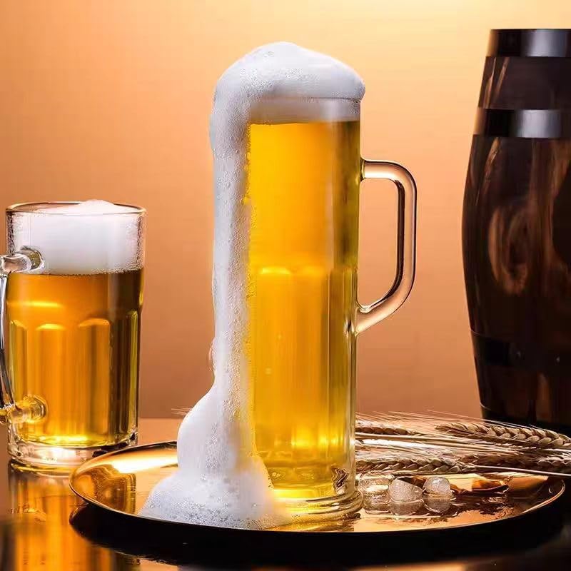 BothEarn long beer mug ideal for beer lovers and gifting.