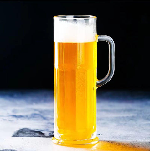 BothEarn long beer mug with an easy-clean surface for effortless washing.