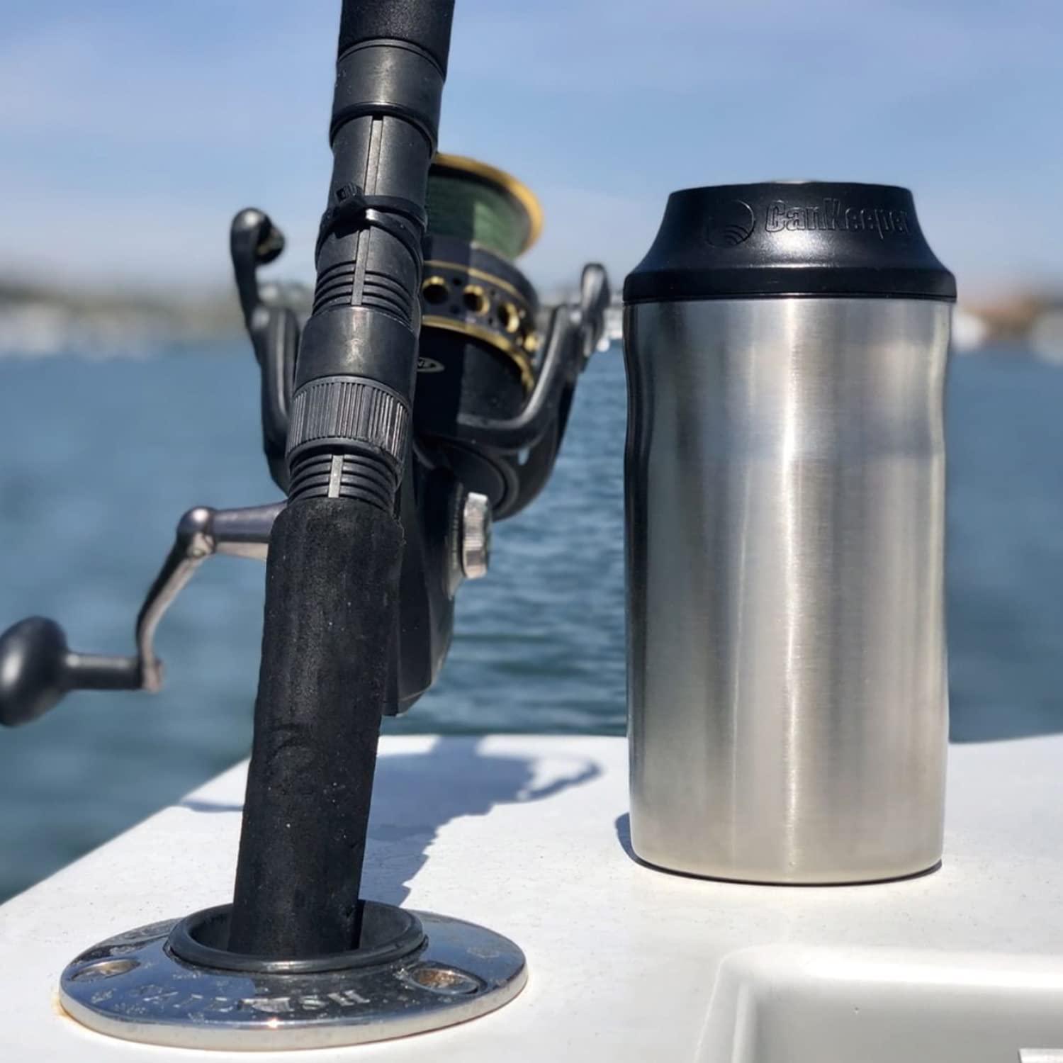 BottleKeeper CanKeeper double-wall insulation maintains cold beverages for hours.