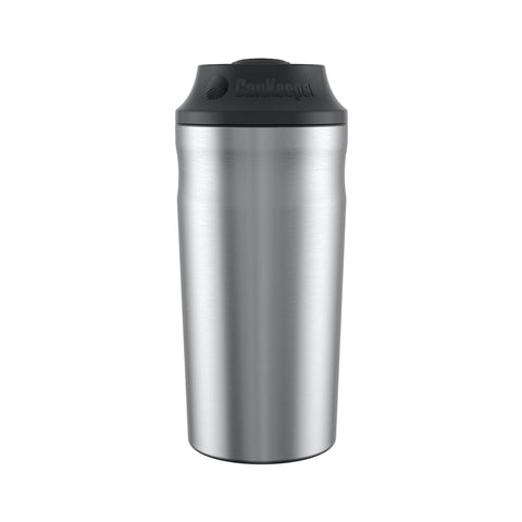 BottleKeeper CanKeeper fully enclosed cap keeps cold in and dirt out.