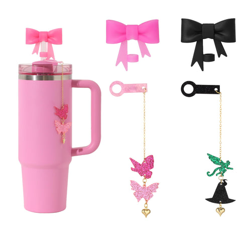 BOTVUG 10mm gold charm for cup accessories adds decorative personalization to your tumbler