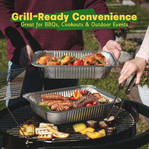 Boxential eco-friendly recyclable aluminum pans emphasize sustainability