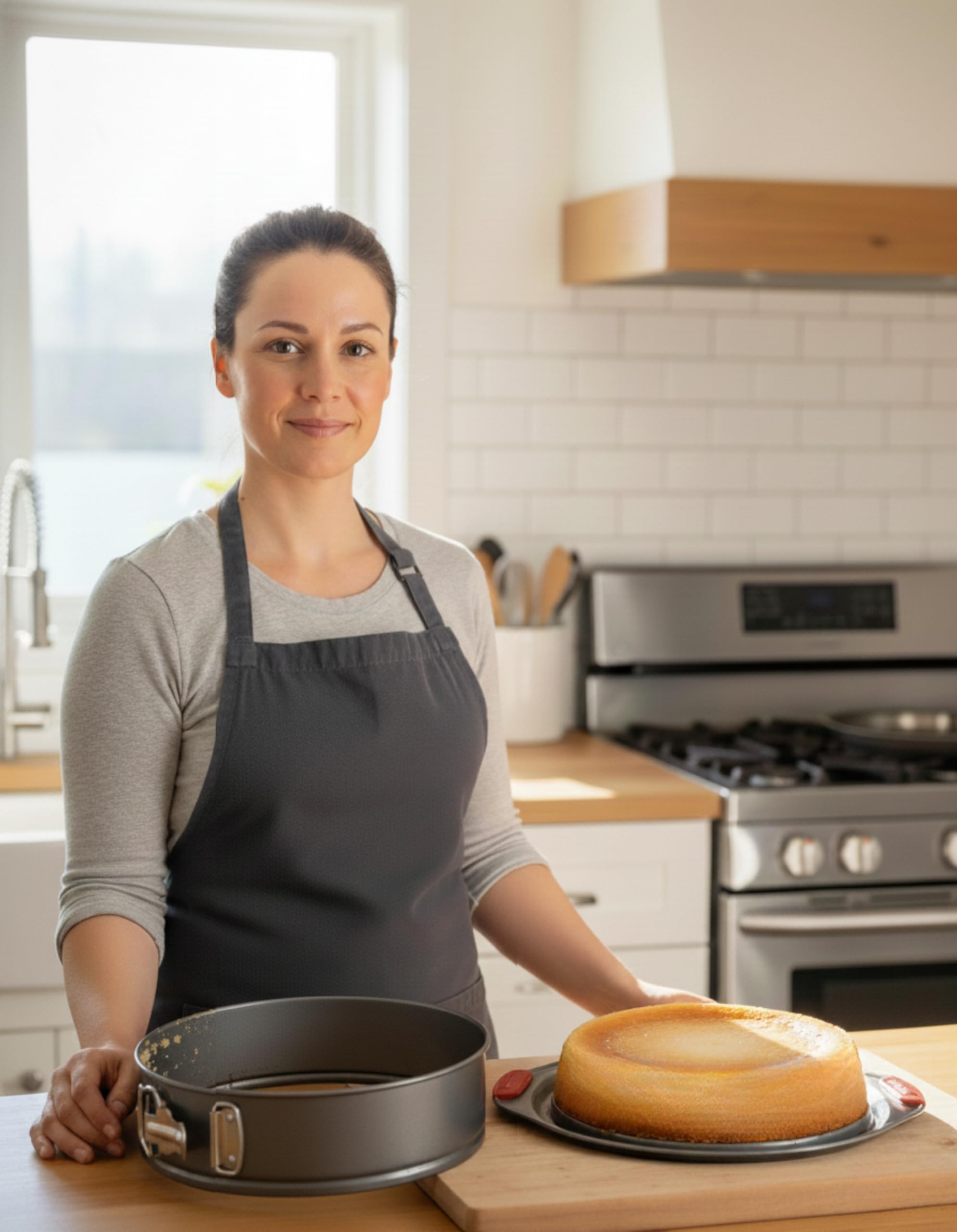 Boxiki Kitchen 2.2-inch depth ideal for cheesecakes