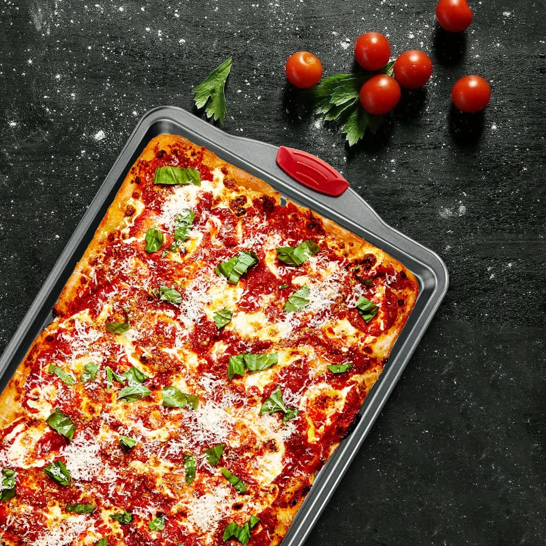 Boxiki Kitchen sheet pan versatile for cookies, pastries, and more.