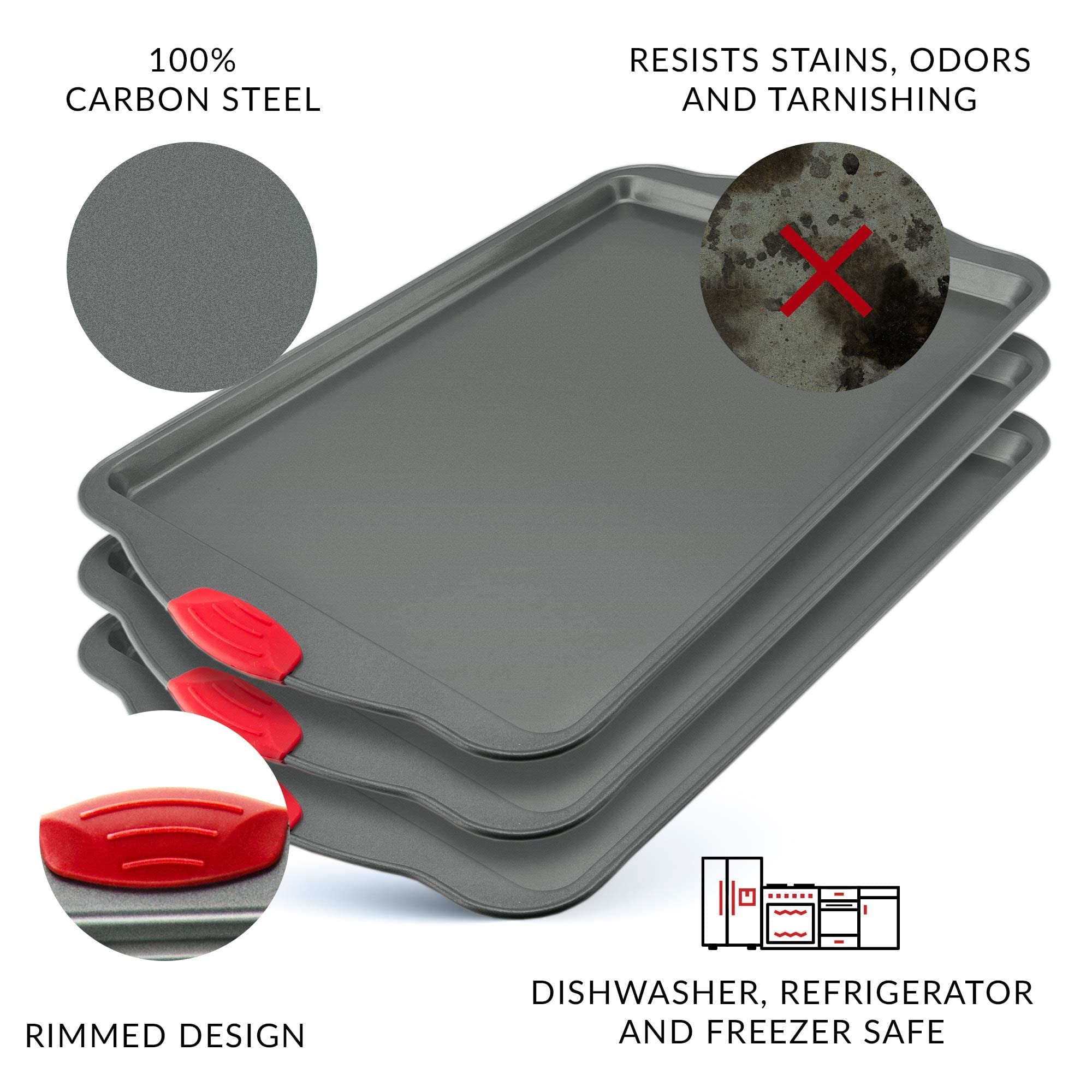 Boxiki Kitchen non-toxic coating helps keep food release smooth.