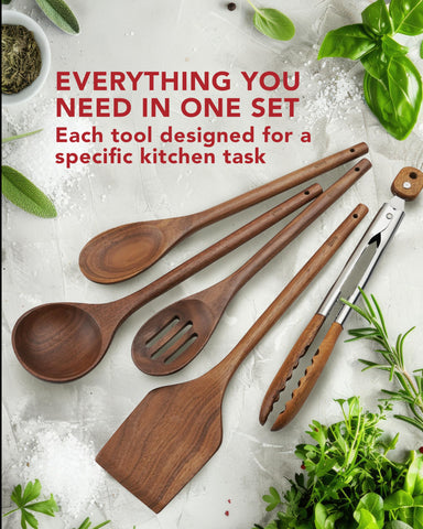 Boxiki Kitchen locking tongs image showing secure clip for storage