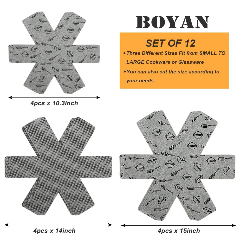 Medium BOYAN protector 35-5cm square helps separate pans during stacking