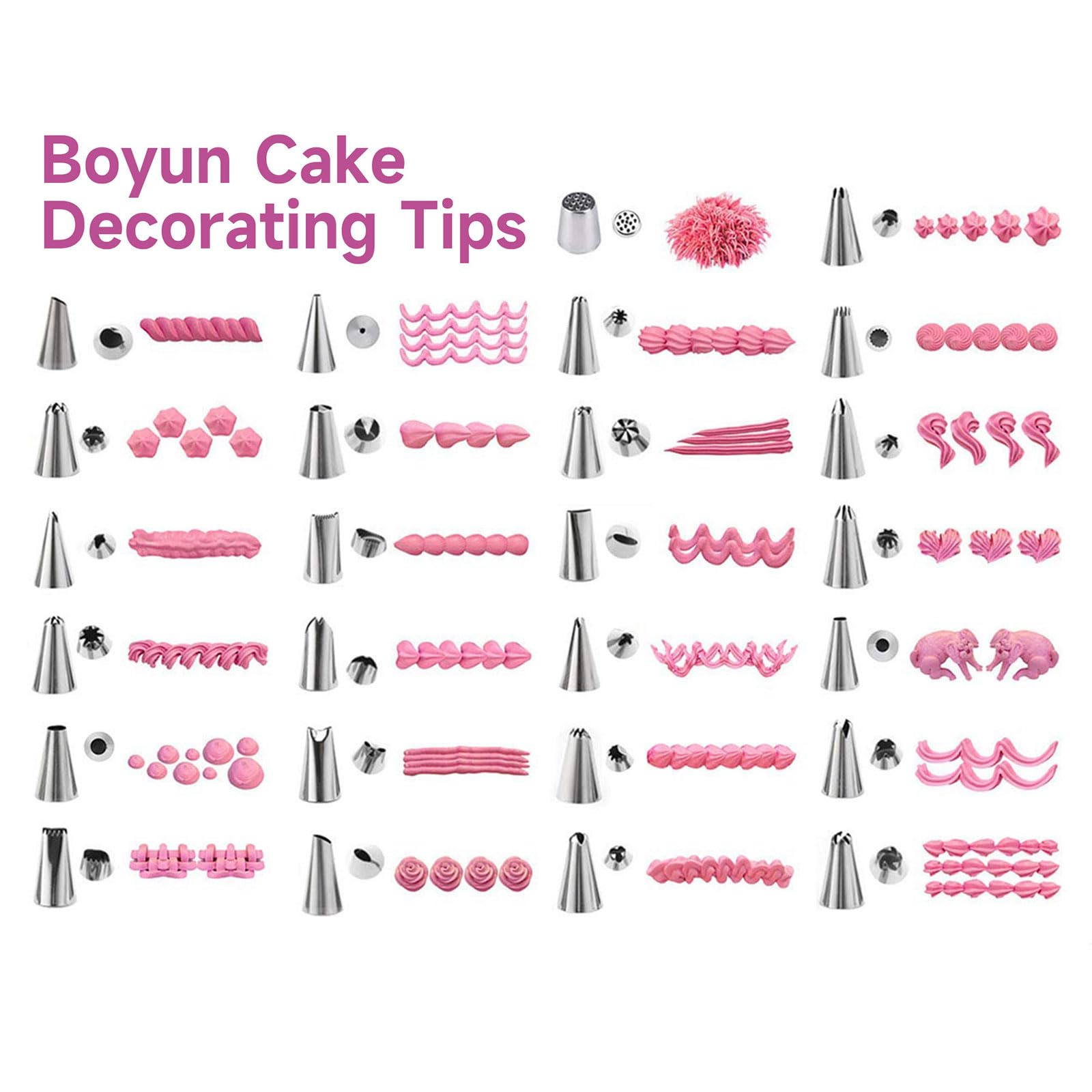 Boyun cleaning brushes for easy tool maintenance after decorating.