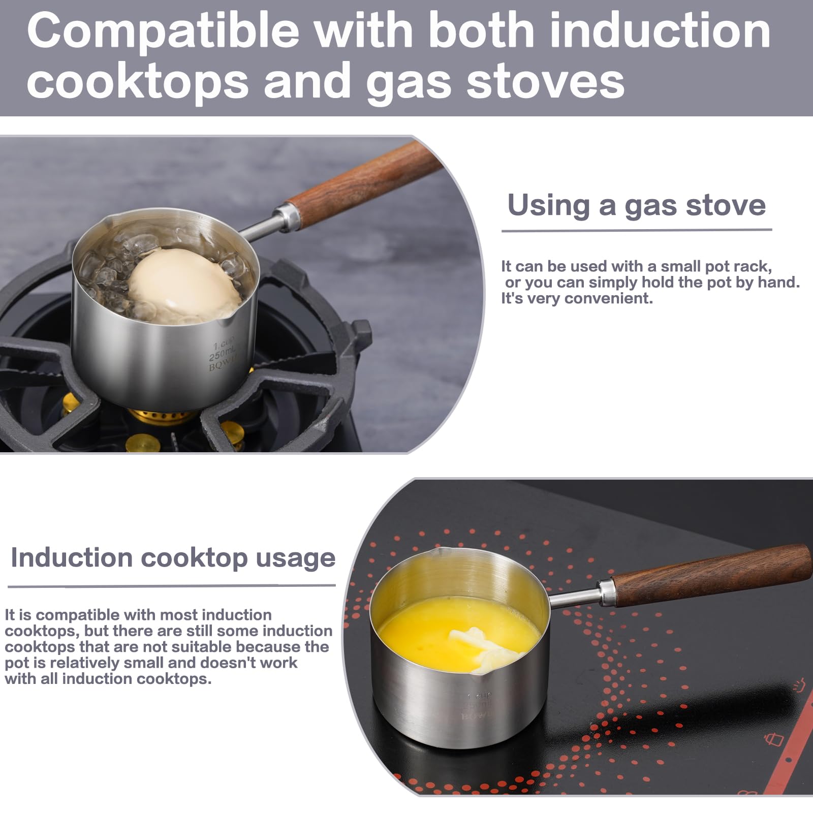 BQWII 250ml milk warmer ideal for coffee or warm beverages.