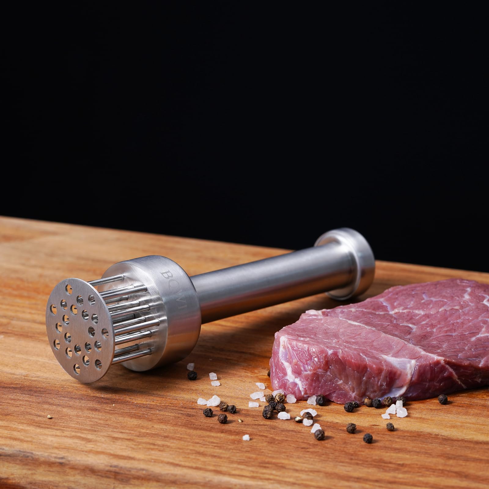 BQWII dishwasher-safe tenderizer cleans easily after cooking