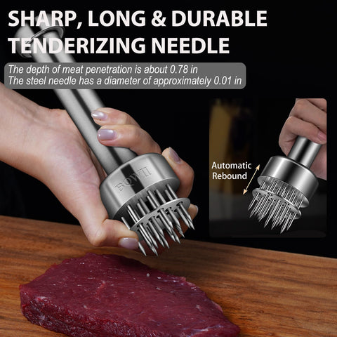 BQWII needle tenderizer penetration showcases deep fiber breakdown