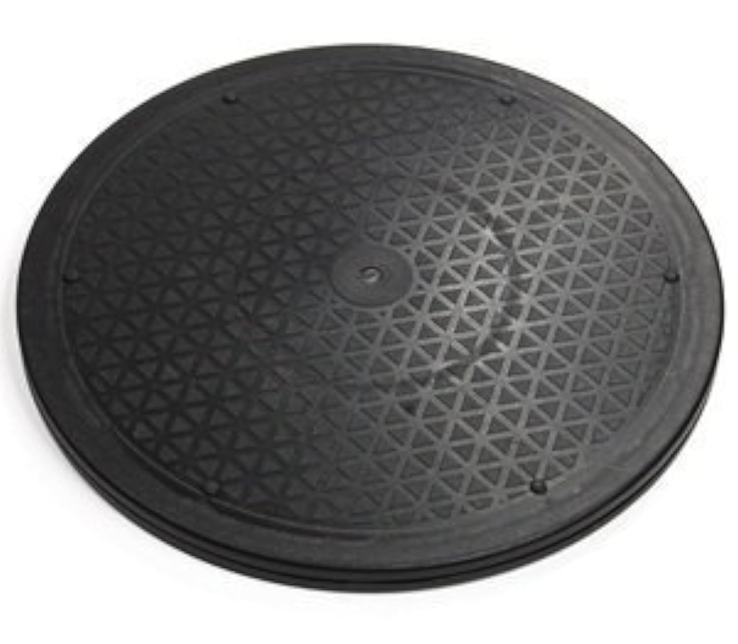 Brand 12-inch heavy-duty rotating swivel stand for monitor or TV with smooth 360-degree rotation