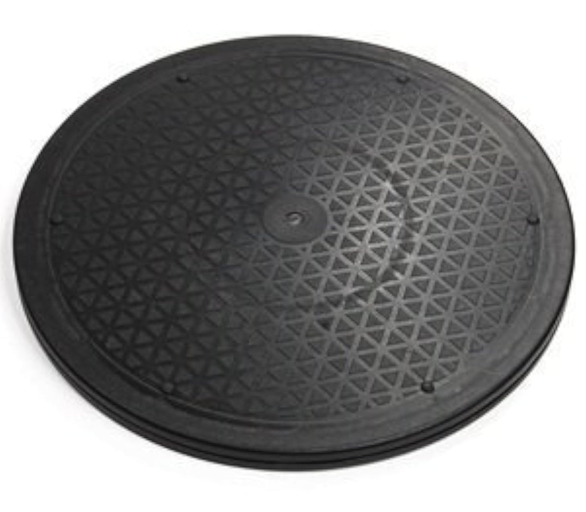 Brand 12-inch heavy-duty rotating swivel stand for monitor or TV with smooth 360-degree rotation