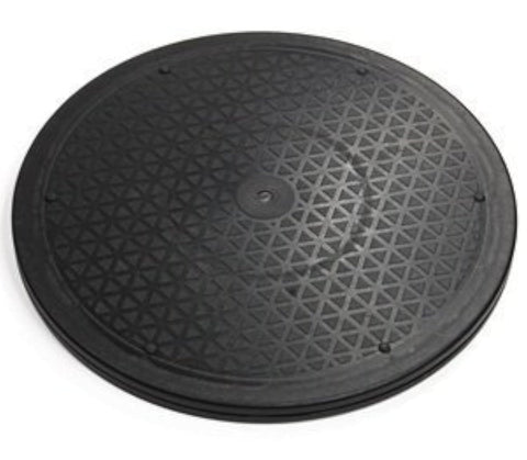 Brand 12-inch heavy-duty rotating swivel stand for monitor or TV with smooth 360-degree rotation