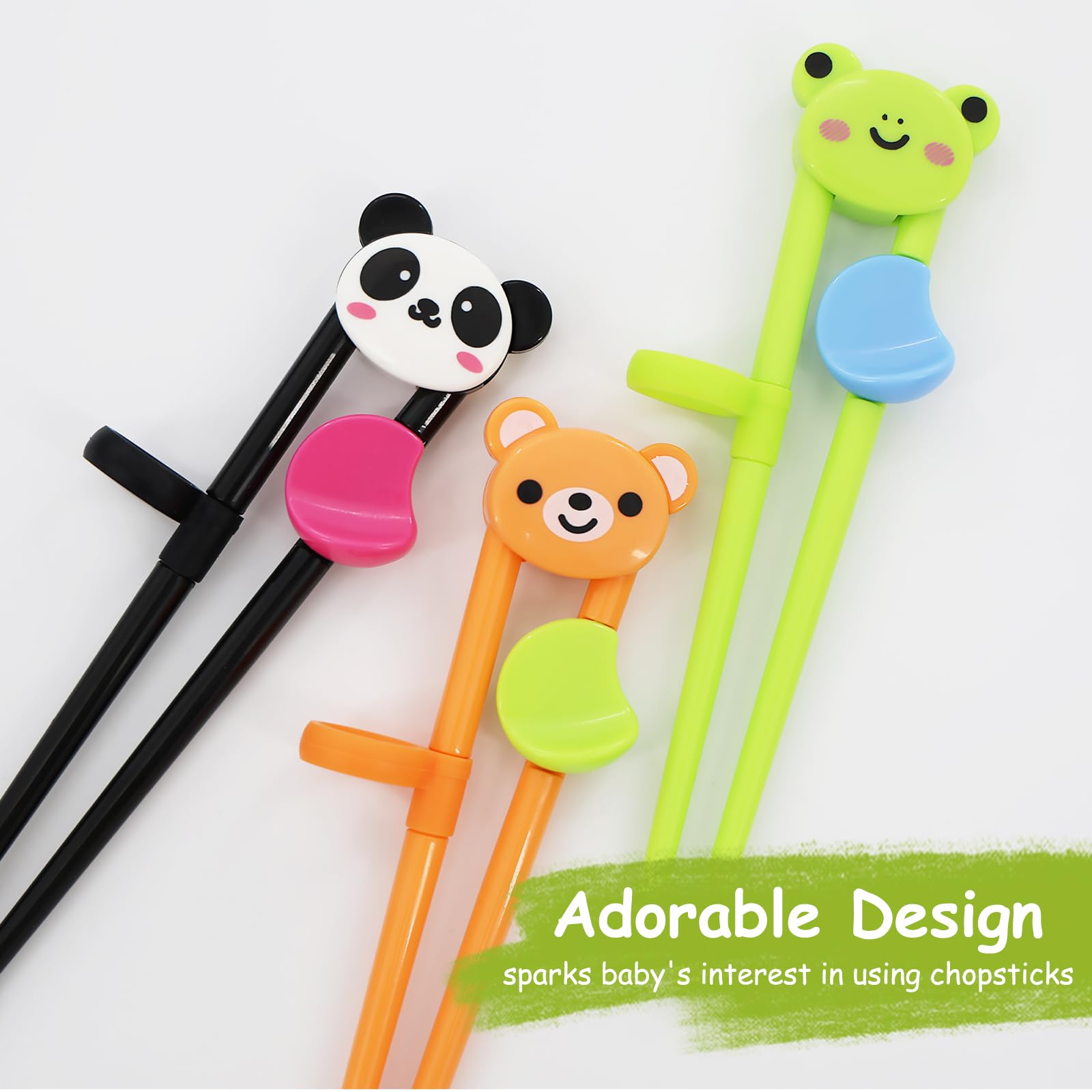 Braxan durable ABS material training chopsticks withstand frequent use