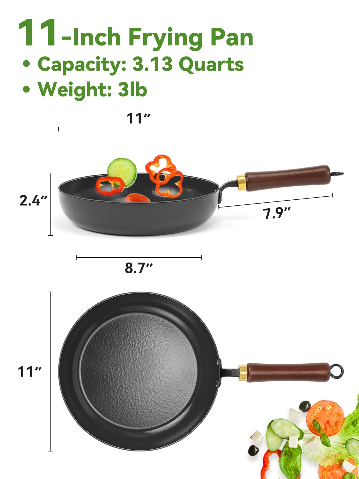 BrBrGo enamel surface in action for easy cleanup and nonstick use