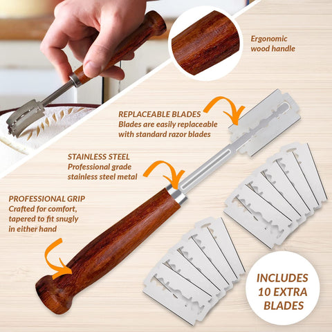 Bread Bosses bread lame gift pack ideal for bakers and enthusiasts