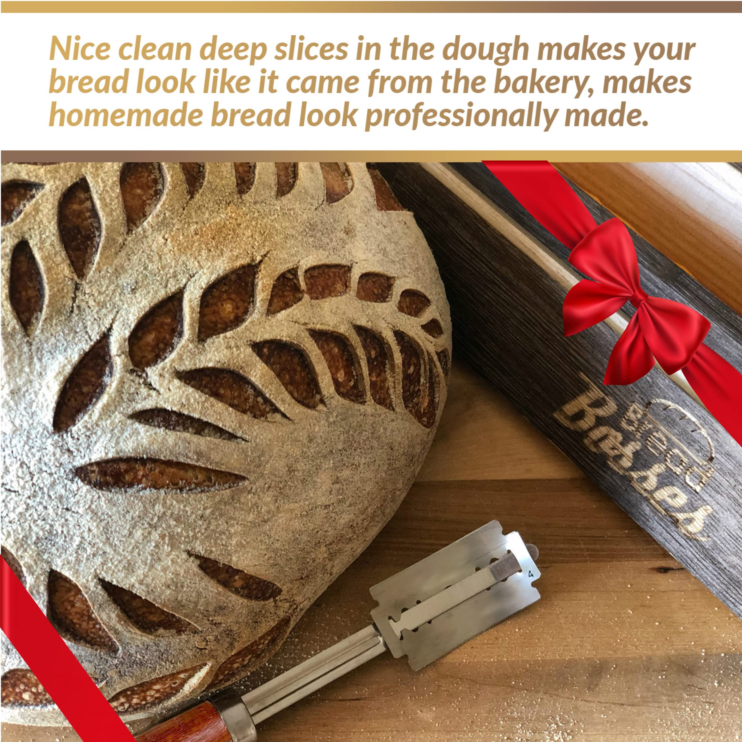 Bread Bosses bread lame leather blade cover protects blades and fingers