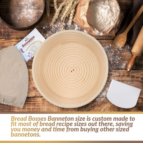 Bread Bosses fridge proofing enables overnight rise and convenience