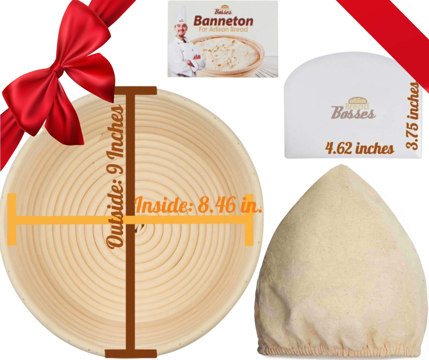 Bread Bosses sourdough proofing basket shown for crisp crust benefits