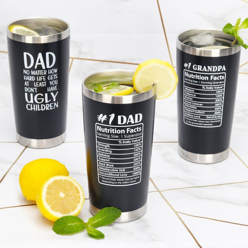 Breezy Valley Dad Tumbler lid close-up shows secure, spill-resistant design.