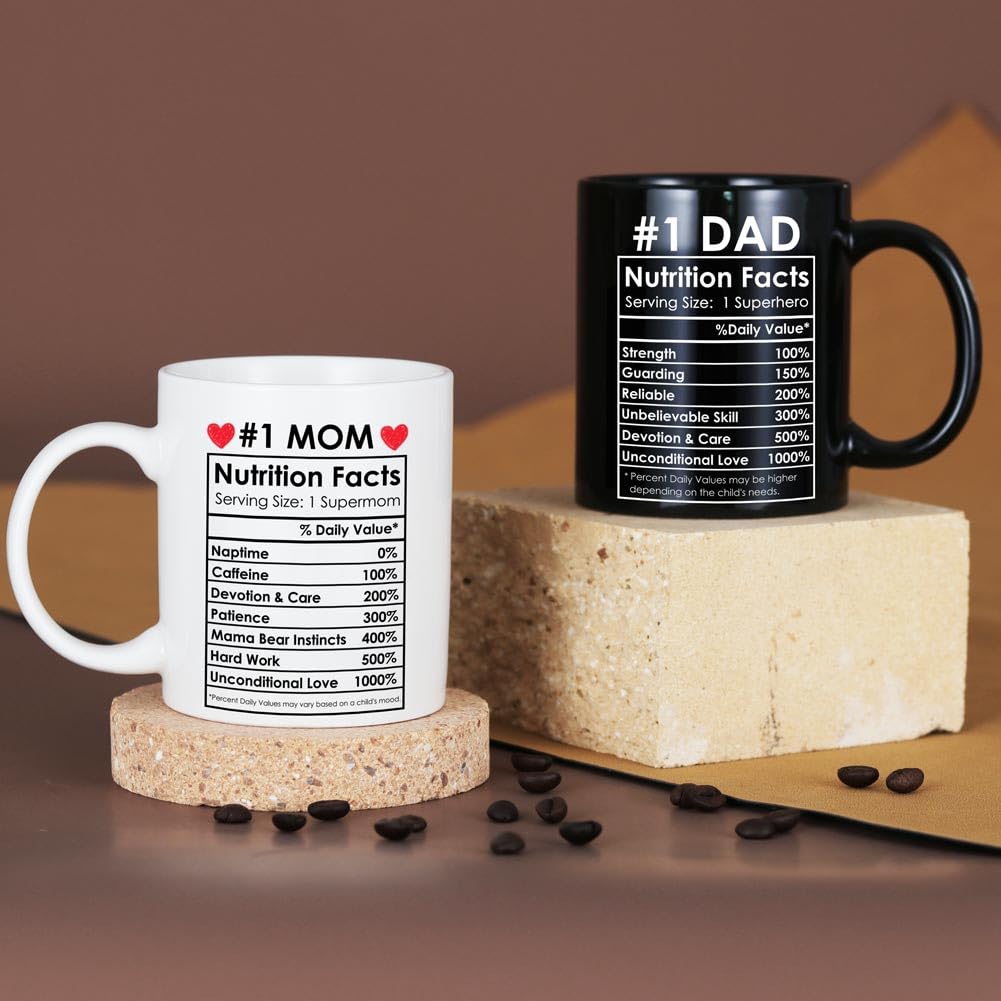 Breezy Valley dishwasher and microwave safe ceramic mugs for everyday use
