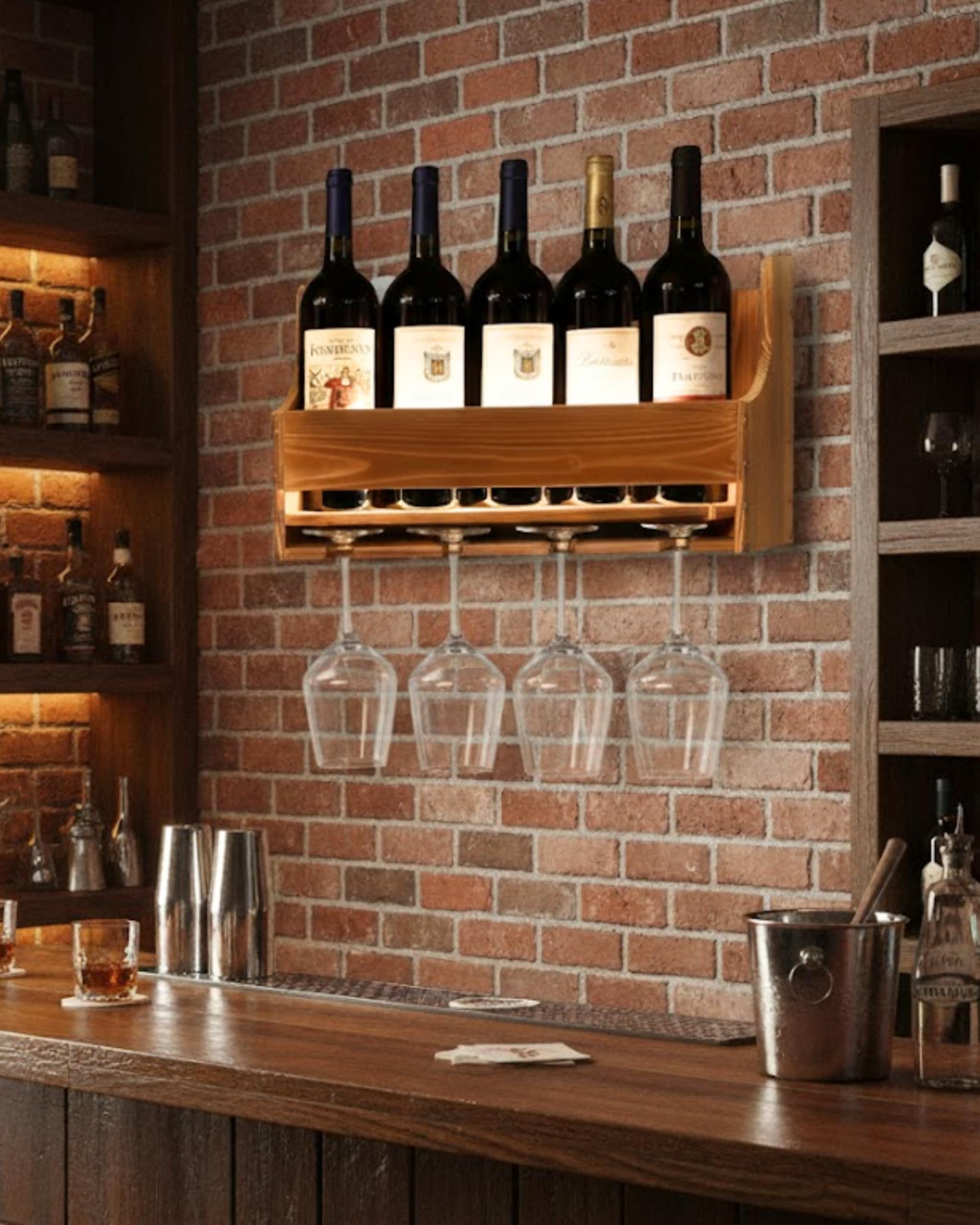 Brekle wall décor for dining rooms, combining style and storage