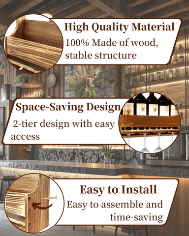 Brekle rustic-modern wood construction adds warmth and durability