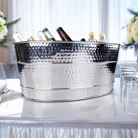 Inner leak-resistant bucket with sealed floor prevents spills during gatherings
