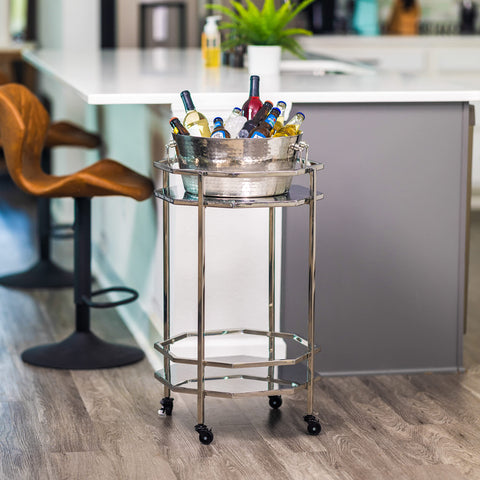 BREKX beverage tub in action at a party showcases versatile display.