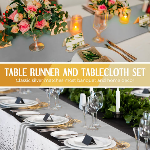 Breling birthday party decor enables quick stylish cleanup.