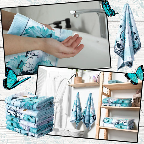Breling six-piece towel set suits kitchen, bath, and guest areas.
