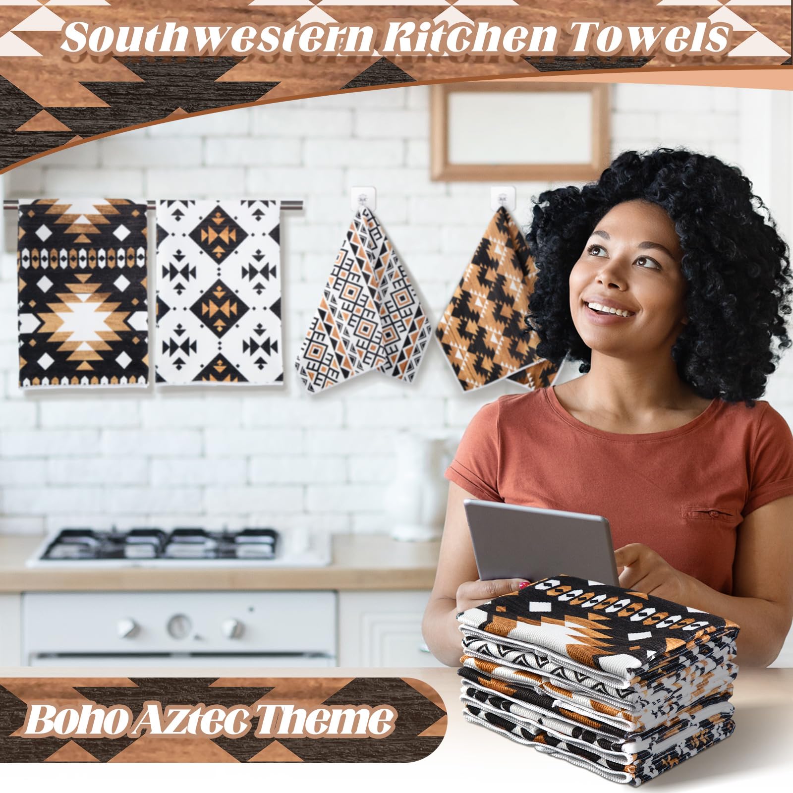 Breling towels multiuse setup for picnic, beach, and kitchen tasks.