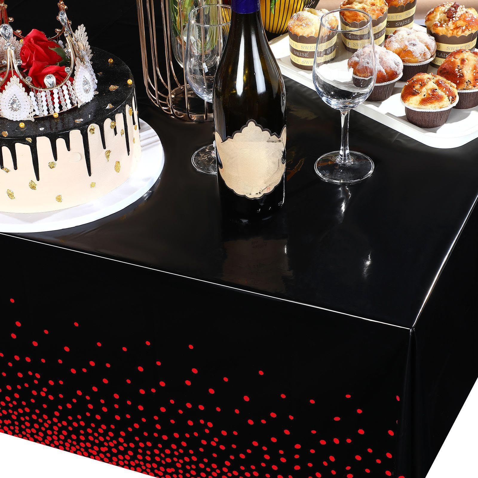 Breling waterproof table cover shields the table during meals