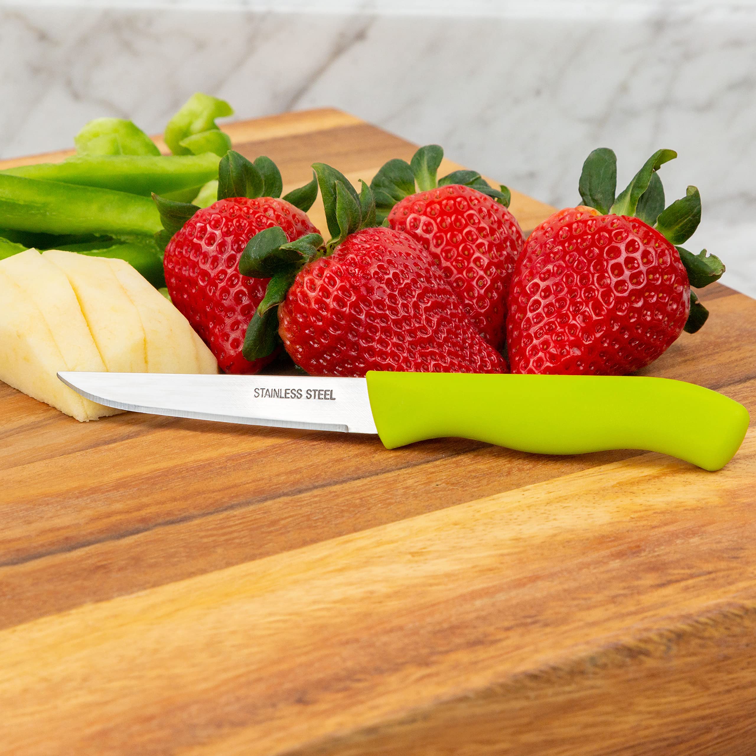 Brenium paring knife ideal for garnishing and peeling fruit prep