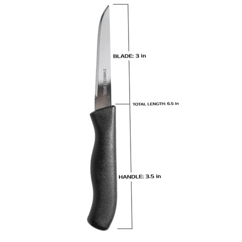 Rust free stainless steel Brenium paring knife designed for durability