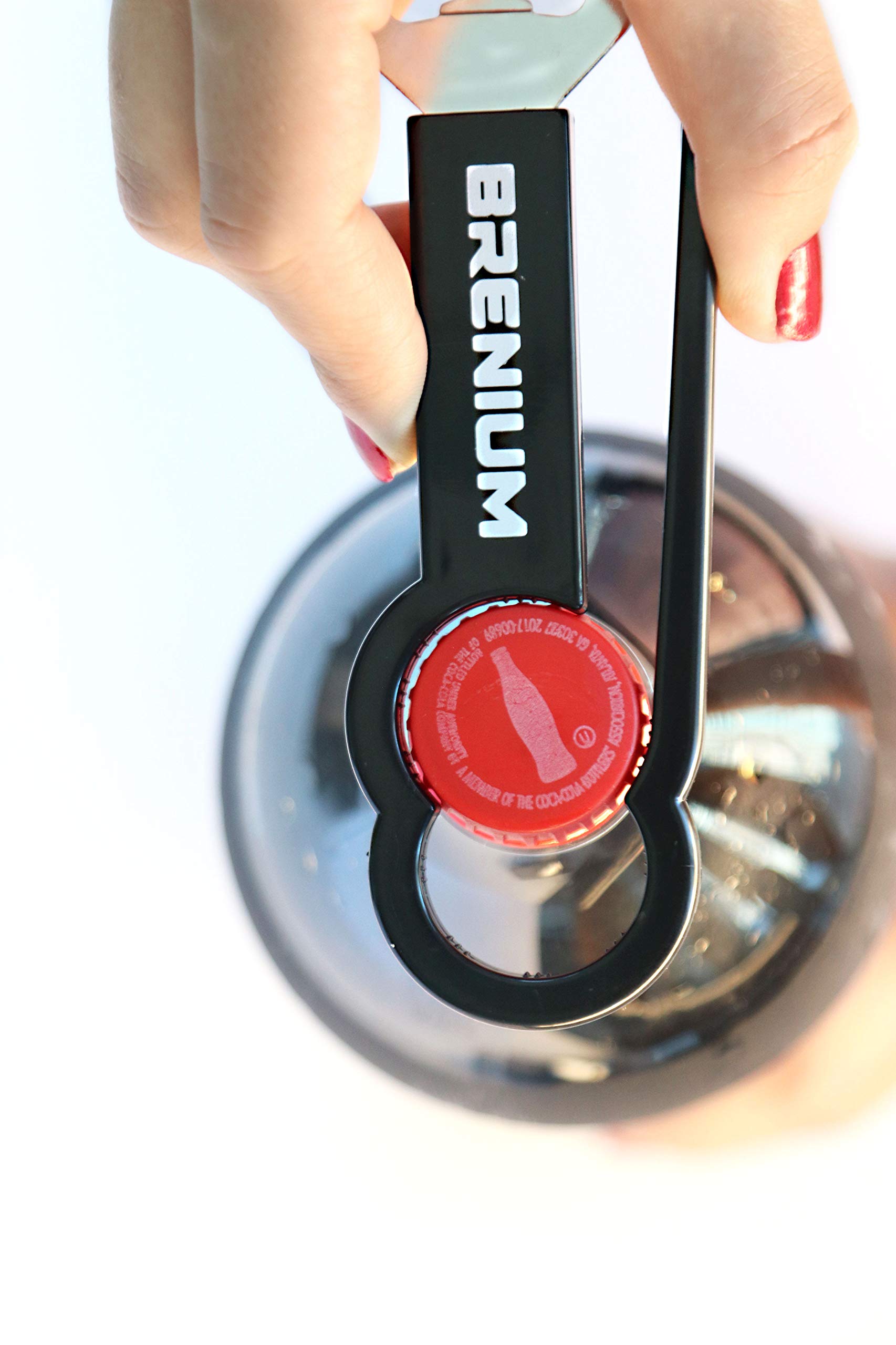 Brenium ring-pull tab remover grips pull tabs from cans comfortably