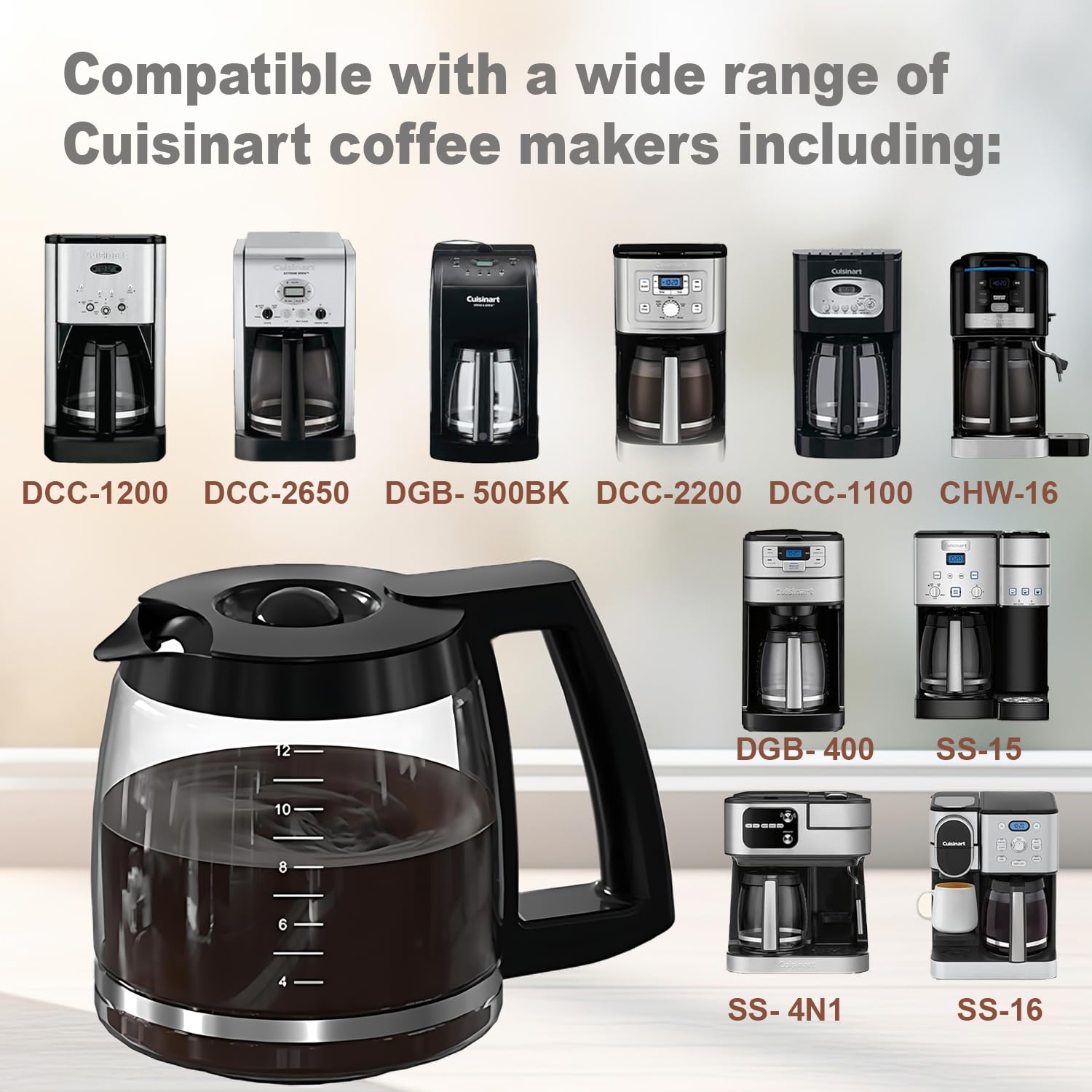 Wide-mouth Brensten carafe designed for easy cleaning and maintenance