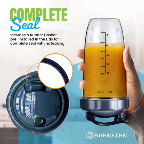 Brensten lightweight and portable cups ideal for sharing juice or smoothie on the go