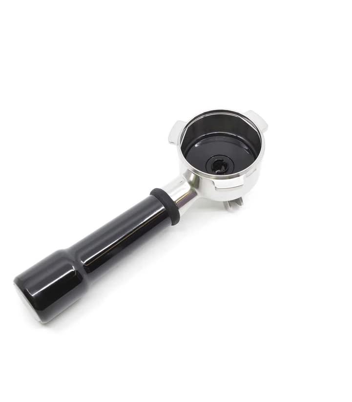 Breville 54mm stainless steel portafilter highlights durability and quick replacement in home setups