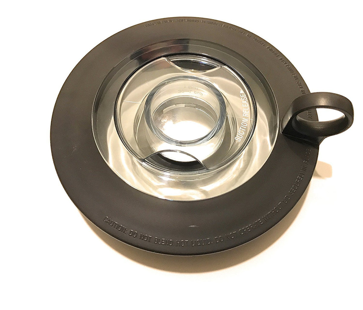 Breville outer lid with ring pull and silicone seal for blender; keeps blends secure and mess-free.