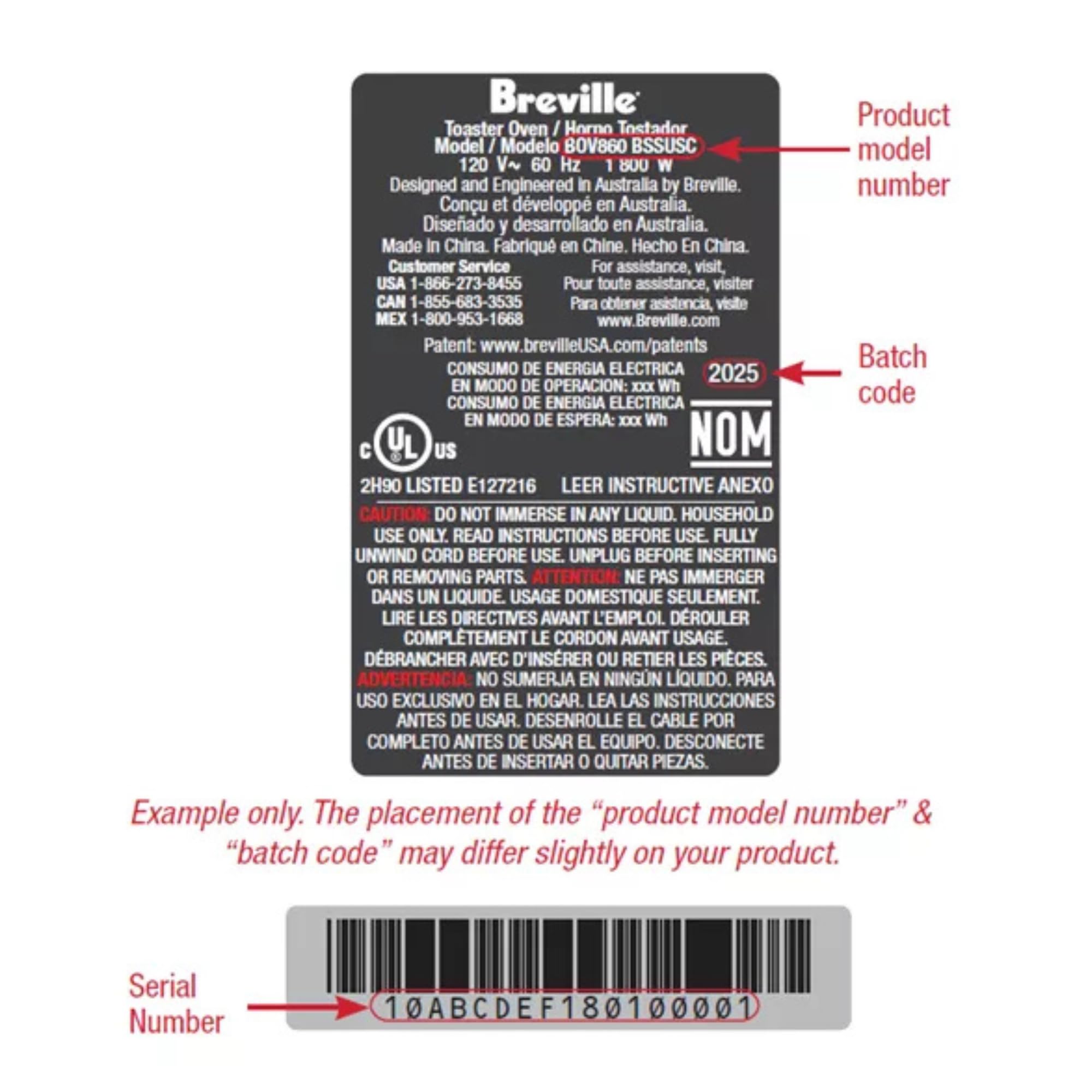 Breville SP0022015 water tank for Barista Express, easy install minimizes downtime