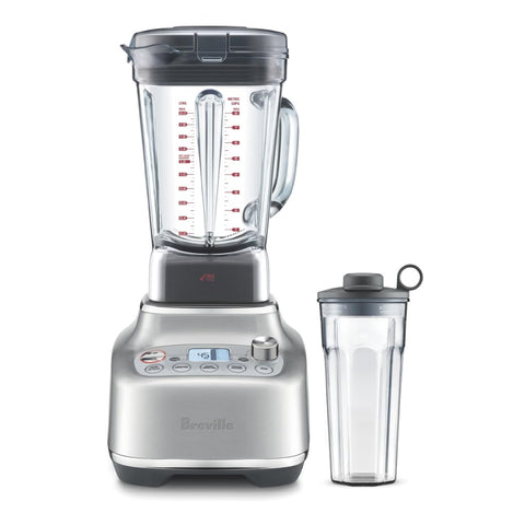 Breville Super Q blender motor 1800W powering fast, silky blends.