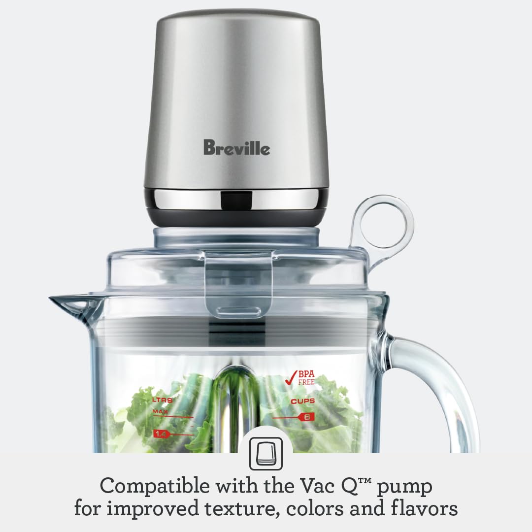 Breville noise suppression keeps blending quieter.