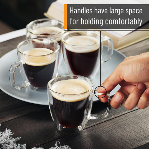BTaT hand-wash-only glass mug designed for long-lasting clarity.