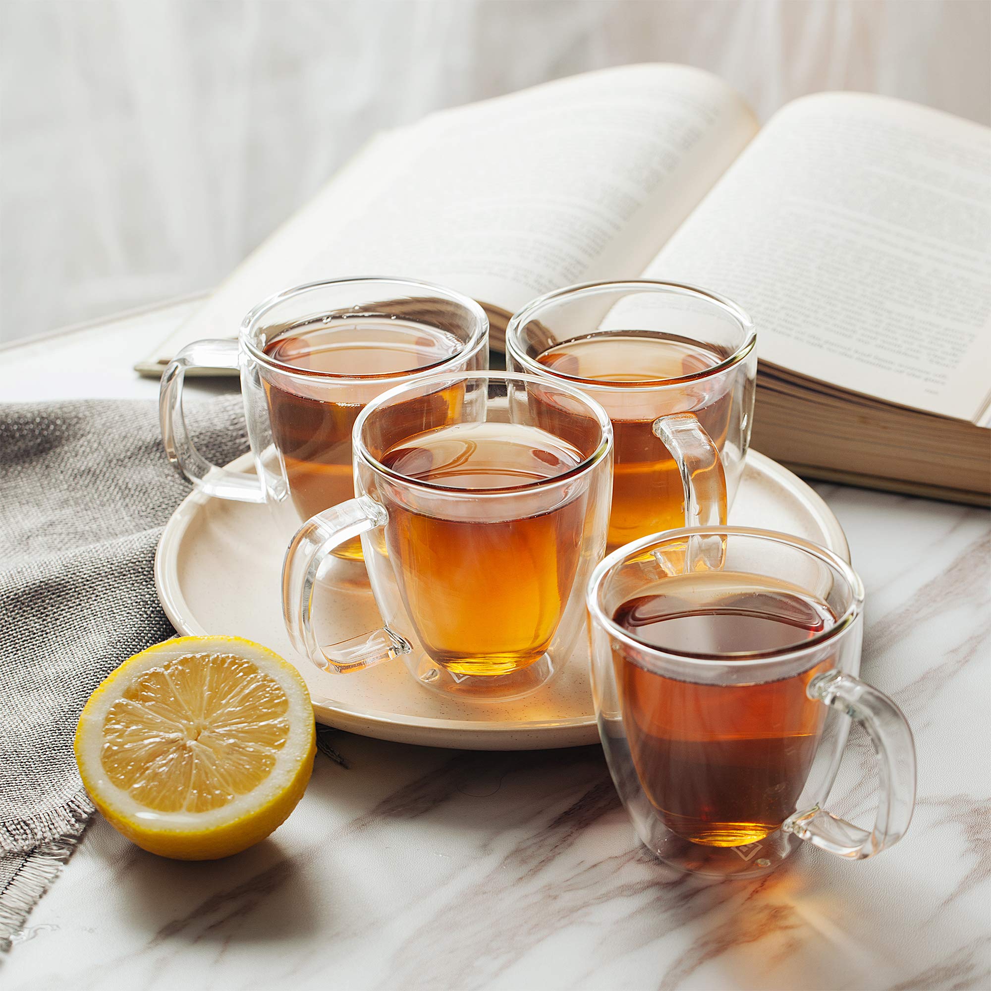 BTaT 16oz mug with double-wall insulation, minimal condensation, elegant display.